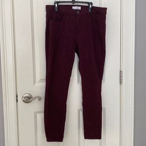 Maroon loft pants. Size 29 (8) petite.